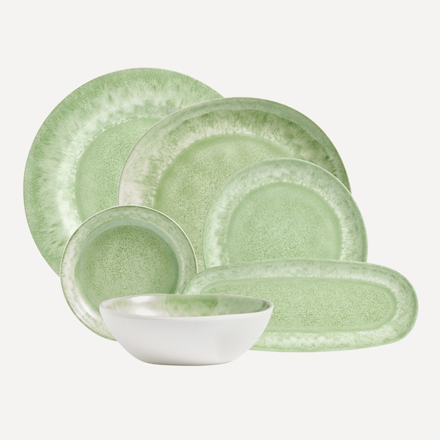 Vajilla por piezas Mermaid Verde El Corte Inglés