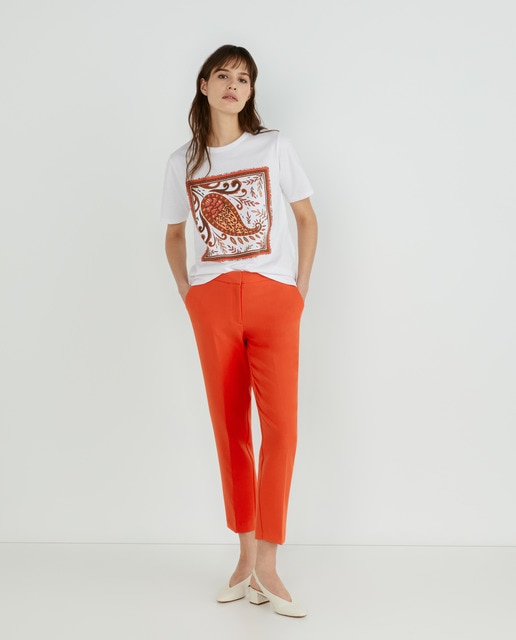 Camiseta de mujer estampado pañuelo