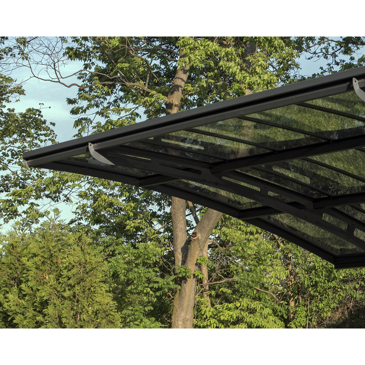 Cochera Aluminio Arizona Breeze Gris oscuro-11
