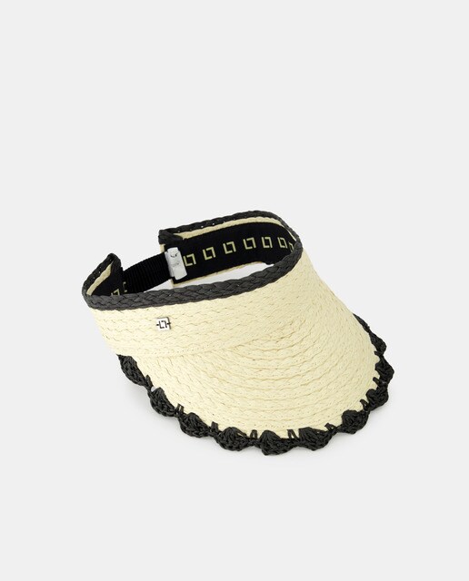 Beige visor