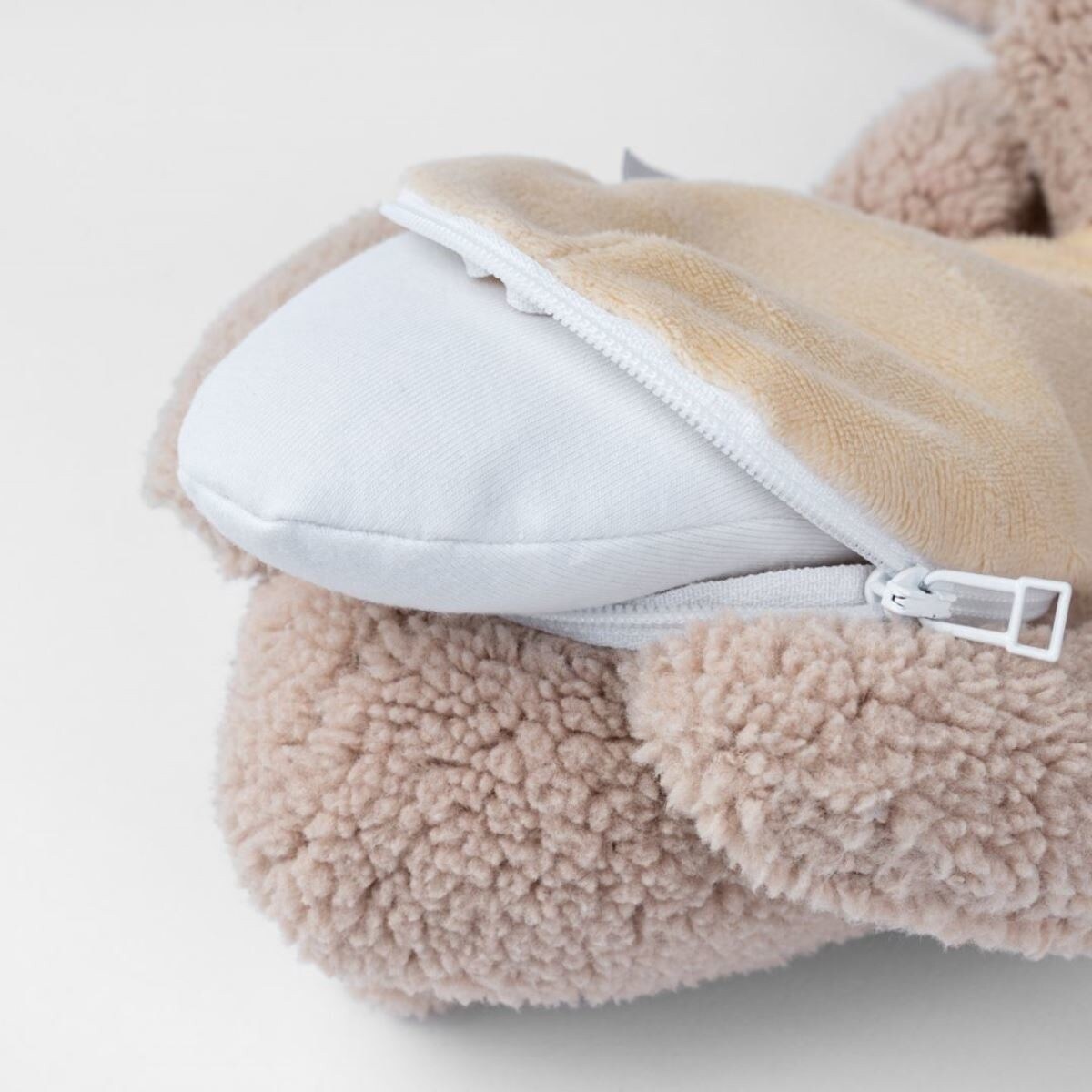 Peluche macio e quente para o alívio das cólicas SNOOGY - Bunny Biscuit bege 2