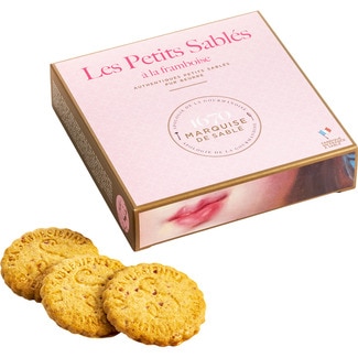 LA SABLESIENNE galletas sablé con frambuesa estuche 100 g