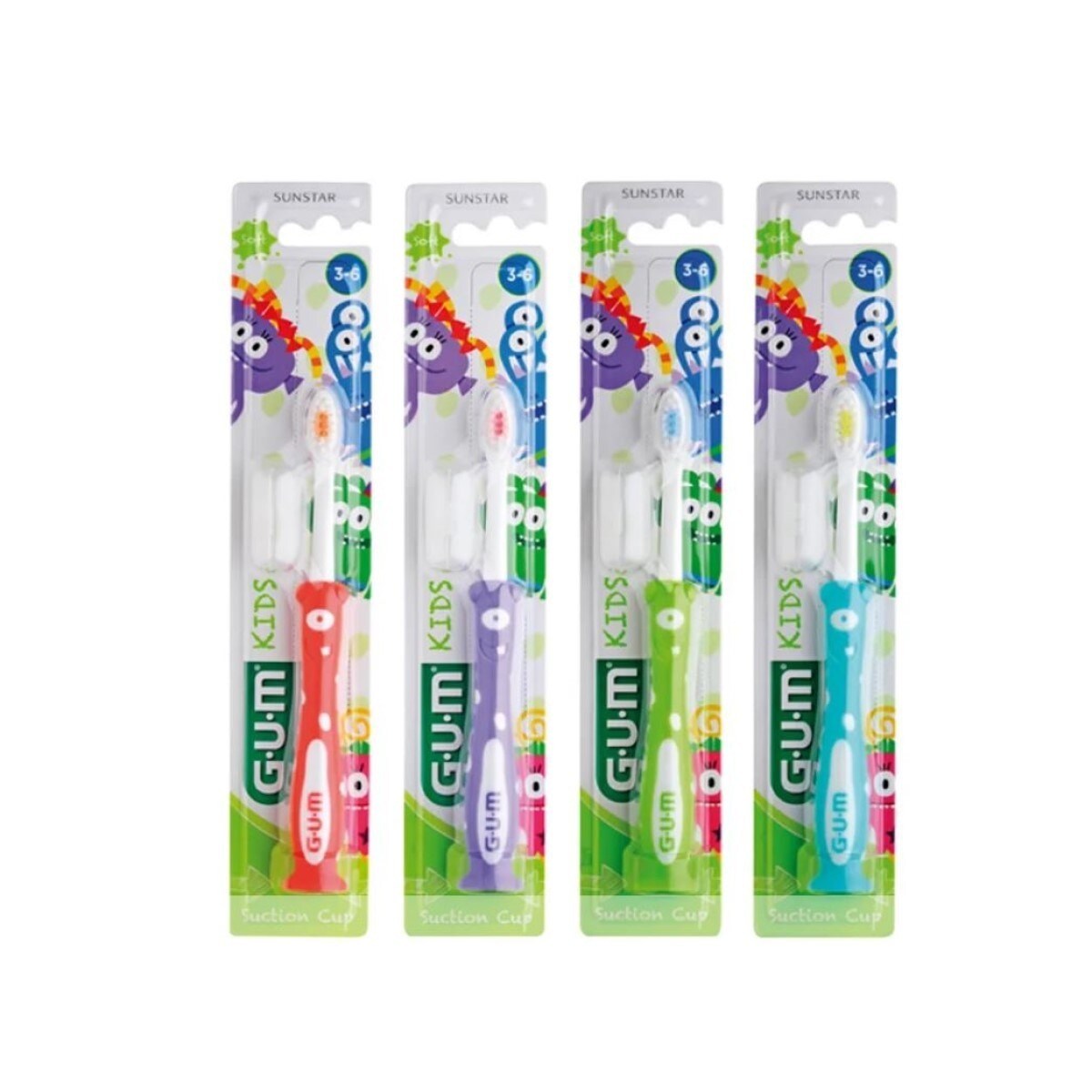 Escova de Dentes Kids Suave Monstros 3-6 anos 901 - 1 un 2
