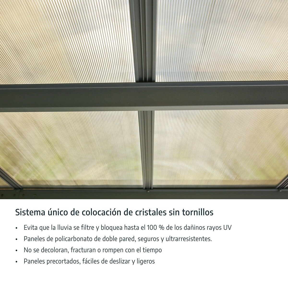Cochera Aluminio Arizona Breeze Gris oscuro-17
