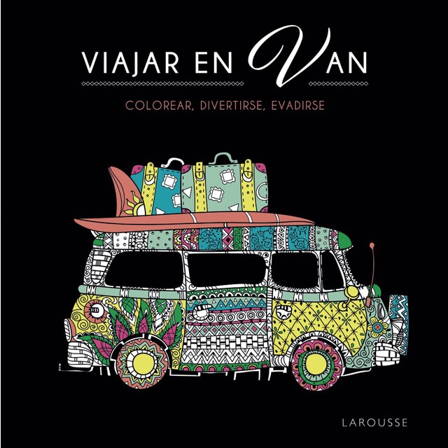 Viajar en van: Colorear, divertirse y evadirse (Tapa blanda)