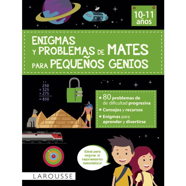 Enigmas y problemas de mates para pequeños genios (10-11 años)