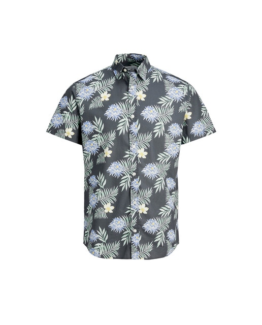 Camisa de niño floral manga corta