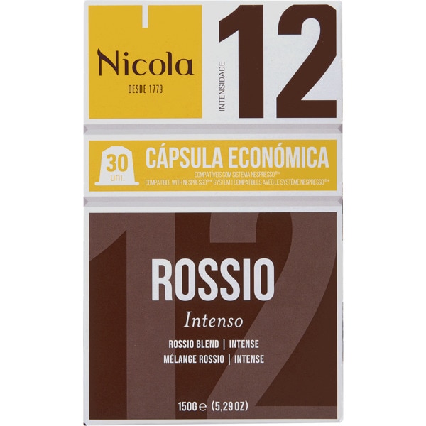 Café Lote Rossio para Nespresso Intensidade 10 embalagem 30 cápsulas