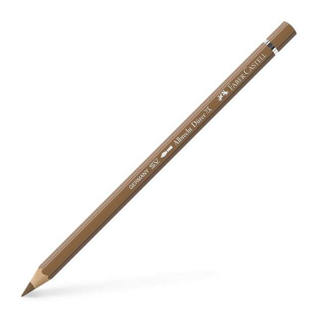 Lápiz de color Albrecht Dürer extraordinaria calidad acuarelable Faber-Castell tierra de sombra natural.