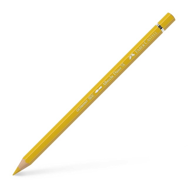 Lápiz de color Albrecht Dürer extraordinaria calidad acuarelable Faber-Castell amarillo Nápoles oscuro.