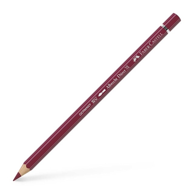 Lápiz de color Albrecht Dürer extraordinaria calidad acuarelable Faber-Castell carmín tostado.