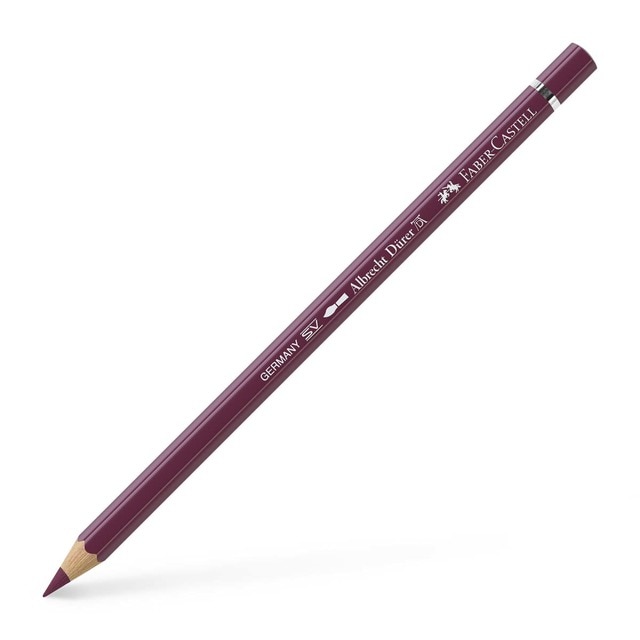 Lápiz de color Albrecht Dürer extraordinaria calidad acuarelable Faber-Castell rojo violeta.