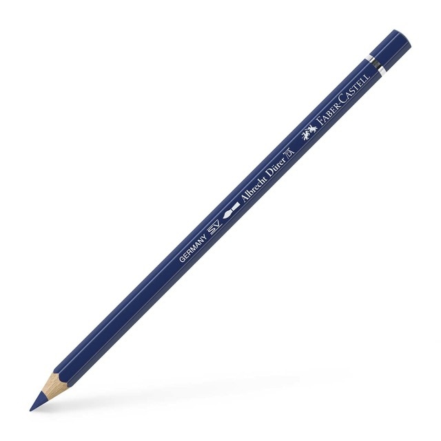 Lápiz de color Albrecht Dürer extraordinaria calidad acuarelable Faber-Castell azul de idantreno.