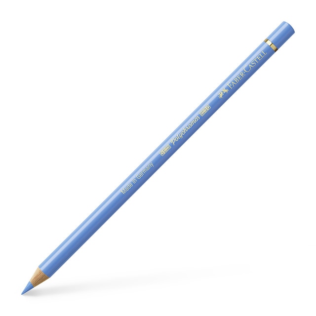 Lápiz de color Polychromos extraordinaria calidad Faber-Castell azul cielo.