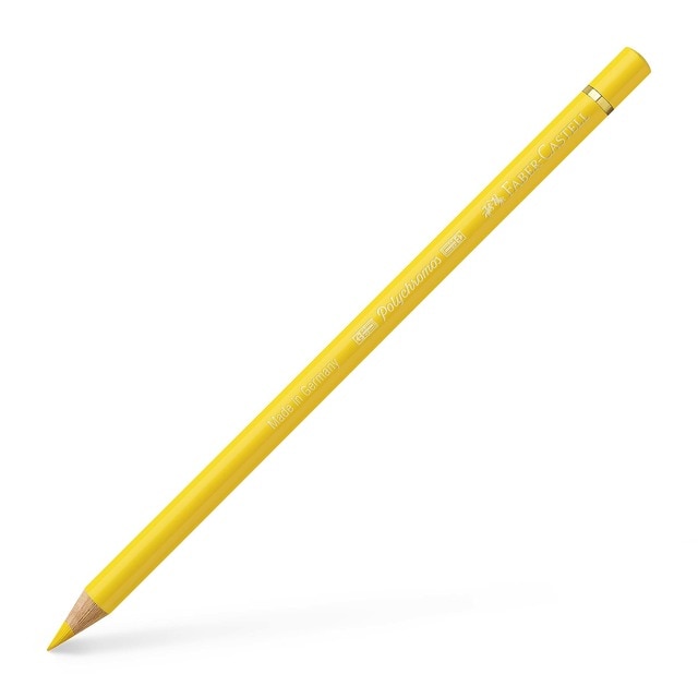 Lápiz de color Polychromos extraordinaria calidad Faber-Castell amarillo cadmio.
