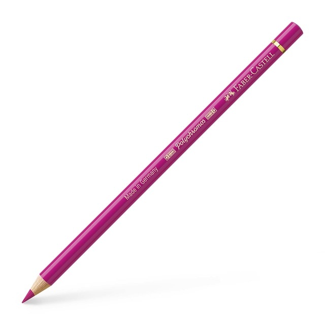Lápiz de color Polychromos extraordinaria calidad Faber-Castell fucsia.