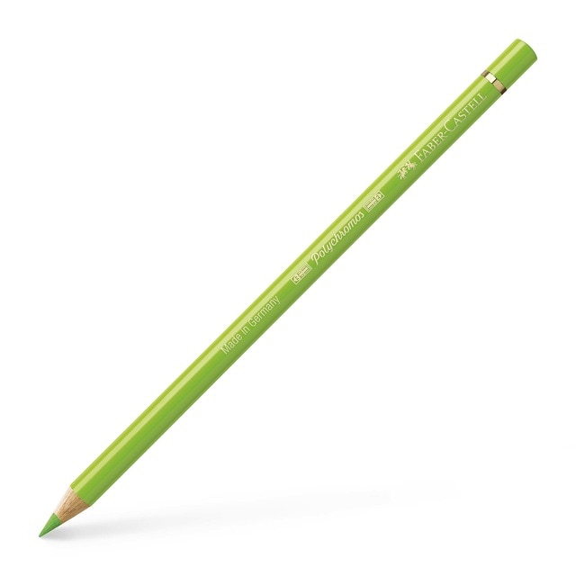 Lápiz de color Polychromos extraordinaria calidad Faber-Castell verde claro.