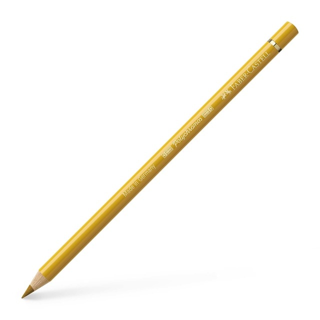 Lápiz de color Polychromos extraordinaria calidad Faber-Castell ocre amarillo claro.