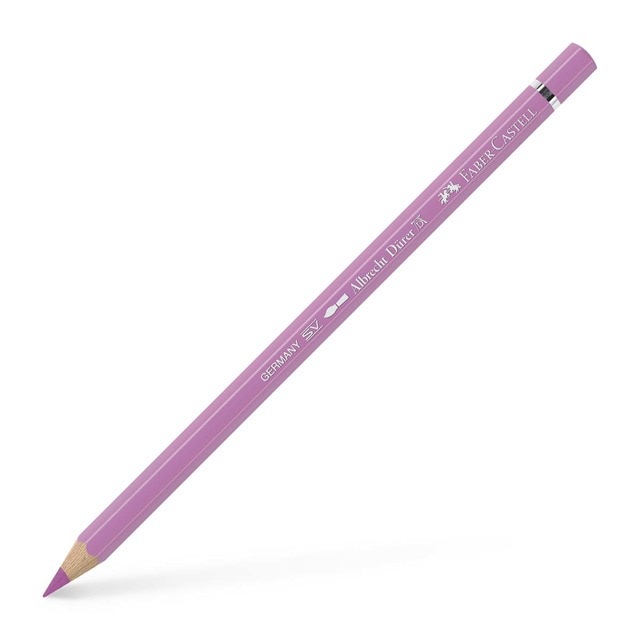Lápiz de color Albrecht Dürer extraordinaria calidad acuarelable Faber-Castell magenta claro.