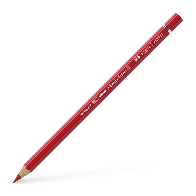 Lápiz de color Albrecht Dürer extraordinaria calidad acuarelable Faber-Castell rojo escarlata claro.