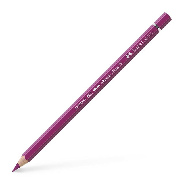 Lápiz de color Albrecht Dürer extraordinaria calidad acuarelable Faber-Castell rosa purpura medio.