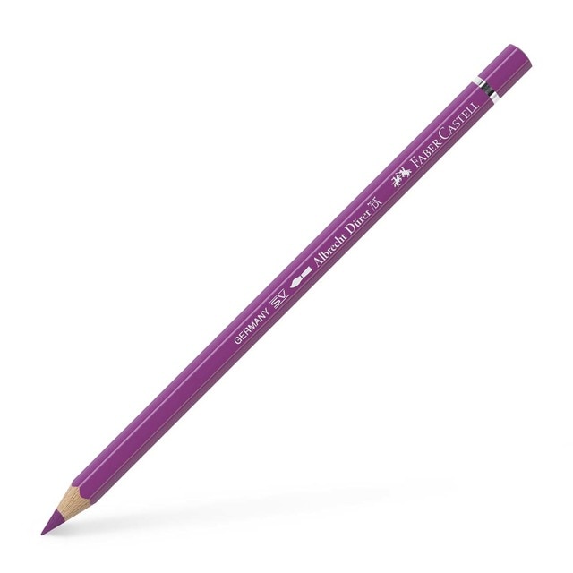 Lápiz de color Albrecht Dürer extraordinaria calidad acuarelable Faber-Castell rojo violeta claro.