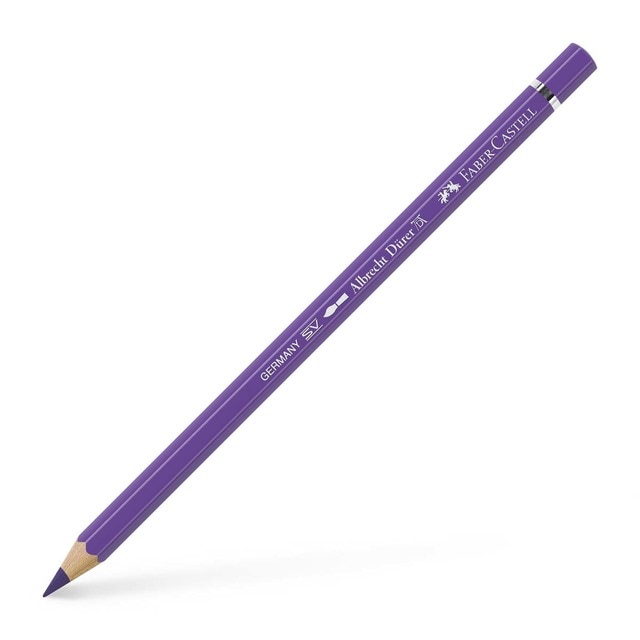 Lápiz de color Albrecht Dürer extraordinaria calidad acuarelable Faber-Castell violeta.