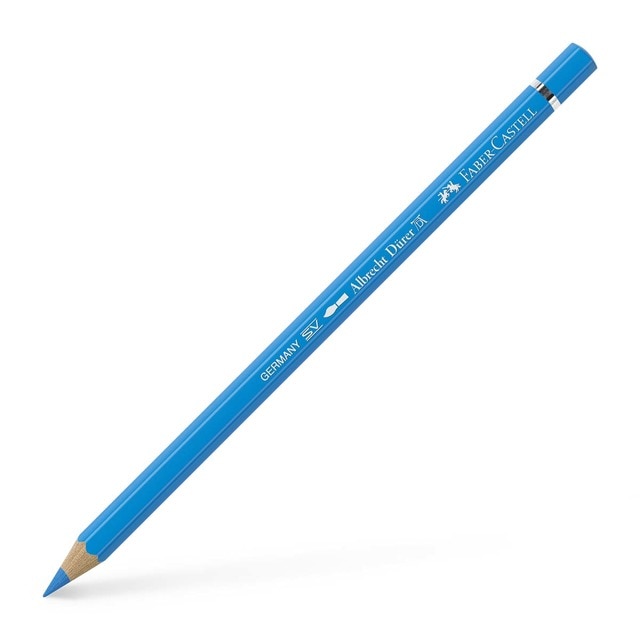Lápiz de color Albrecht Dürer extraordinaria calidad acuarelable Faber-Castell azul de ptalo medio.