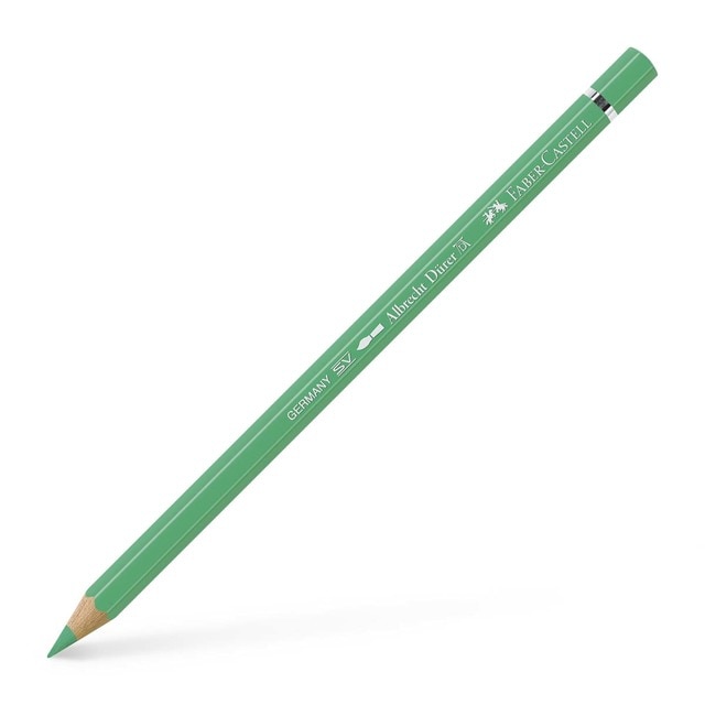 Lápiz de color Albrecht Dürer extraordinaria calidad acuarelable Faber-Castell verde de Ptalo claro.