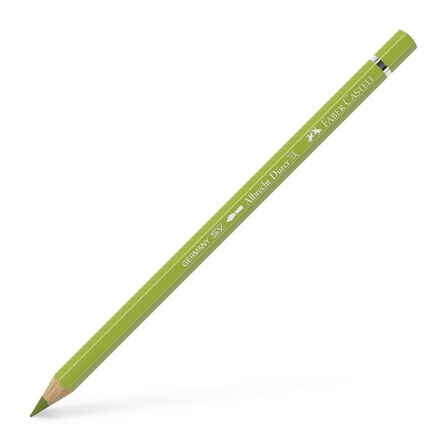 Lápiz de color Albrecht Dürer extraordinaria calidad acuarelable Faber-Castell verde de mayo.