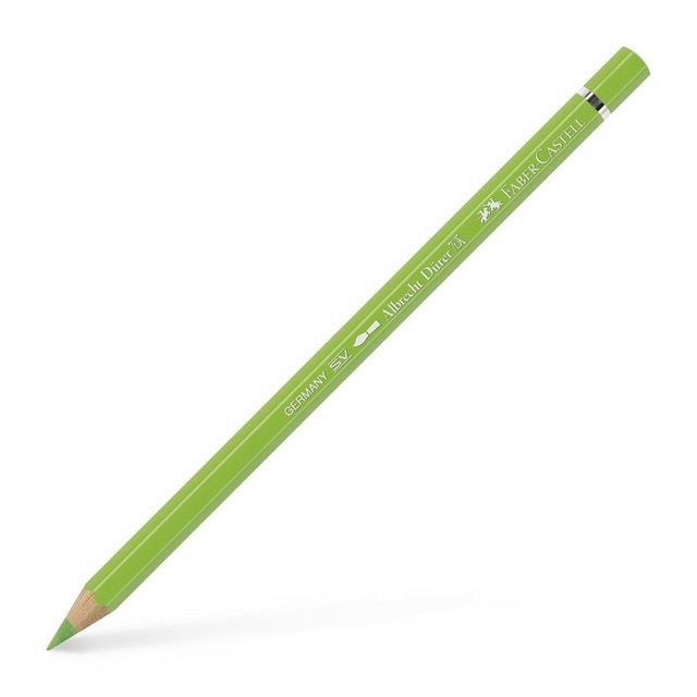 Lápiz de color Albrecht Dürer extraordinaria calidad acuarelable Faber-Castell verde claro.