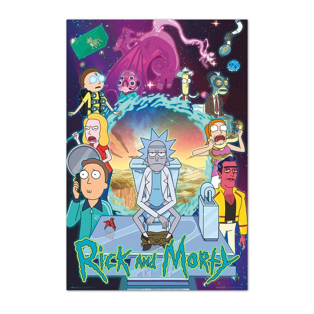 Póster Rick and Morty Season 4.