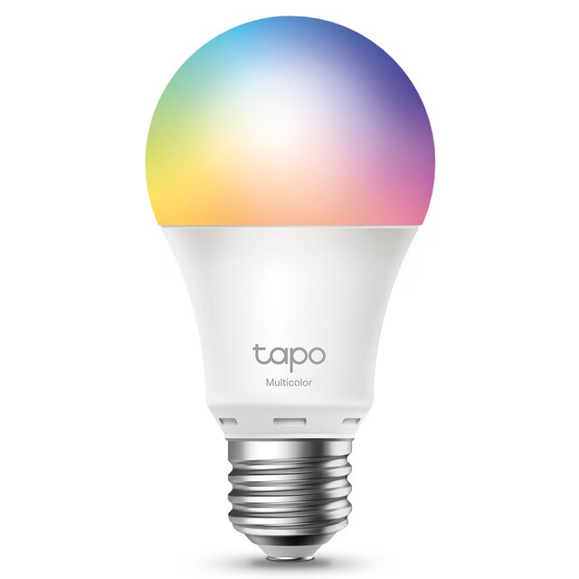 Bombilla LED inteligente TP-Link Tapo L530E, RGB, WiFi, 806Lm, Control por voz, Brillo regulable