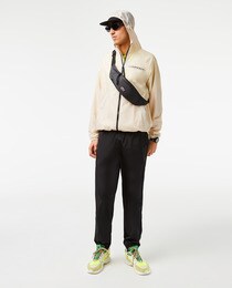 Lacoste men's short hooded jacket with zip