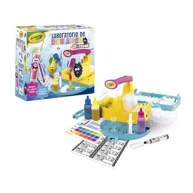 Laboratorio Rotuladores Olorosos Neón Crayola.