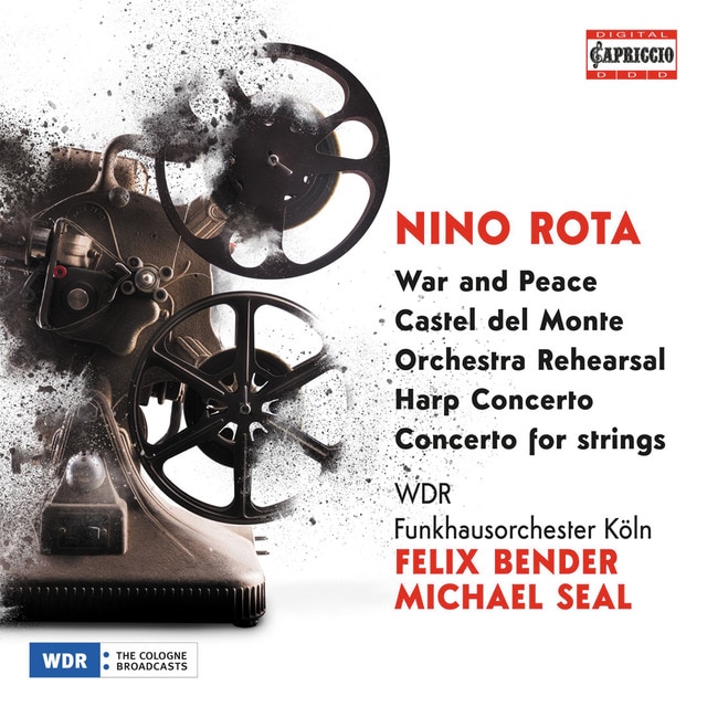 Nino Rota: Guerra y paz / Concierto para cuerdas / Concierto para arpa (CD).