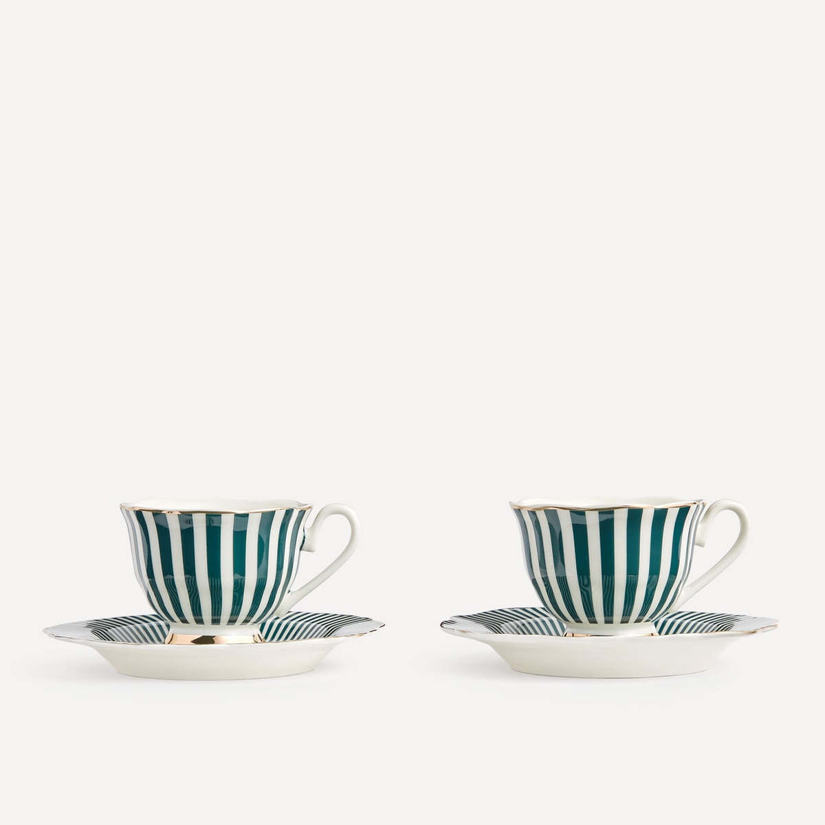 El Corte Inglés - Taza De Café Con Plato Crane Verde Oscuro En Oferta El Corte Inglés - Set De Dos Tazas De Café Con Plato Crane El Corte Inglés.