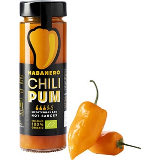 CHILIPUM organic spicy habanero pepper sauce bottle 150 g