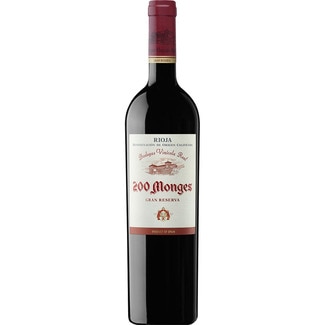 200 MONGES vino tinto Gran Reserva DOCa Rioja botella 75 cl