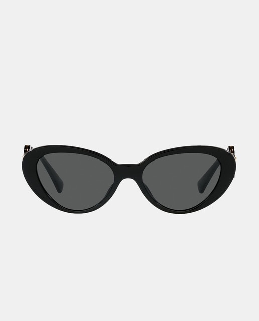 Gafas de sol de mujer cat eye de acetato en negro