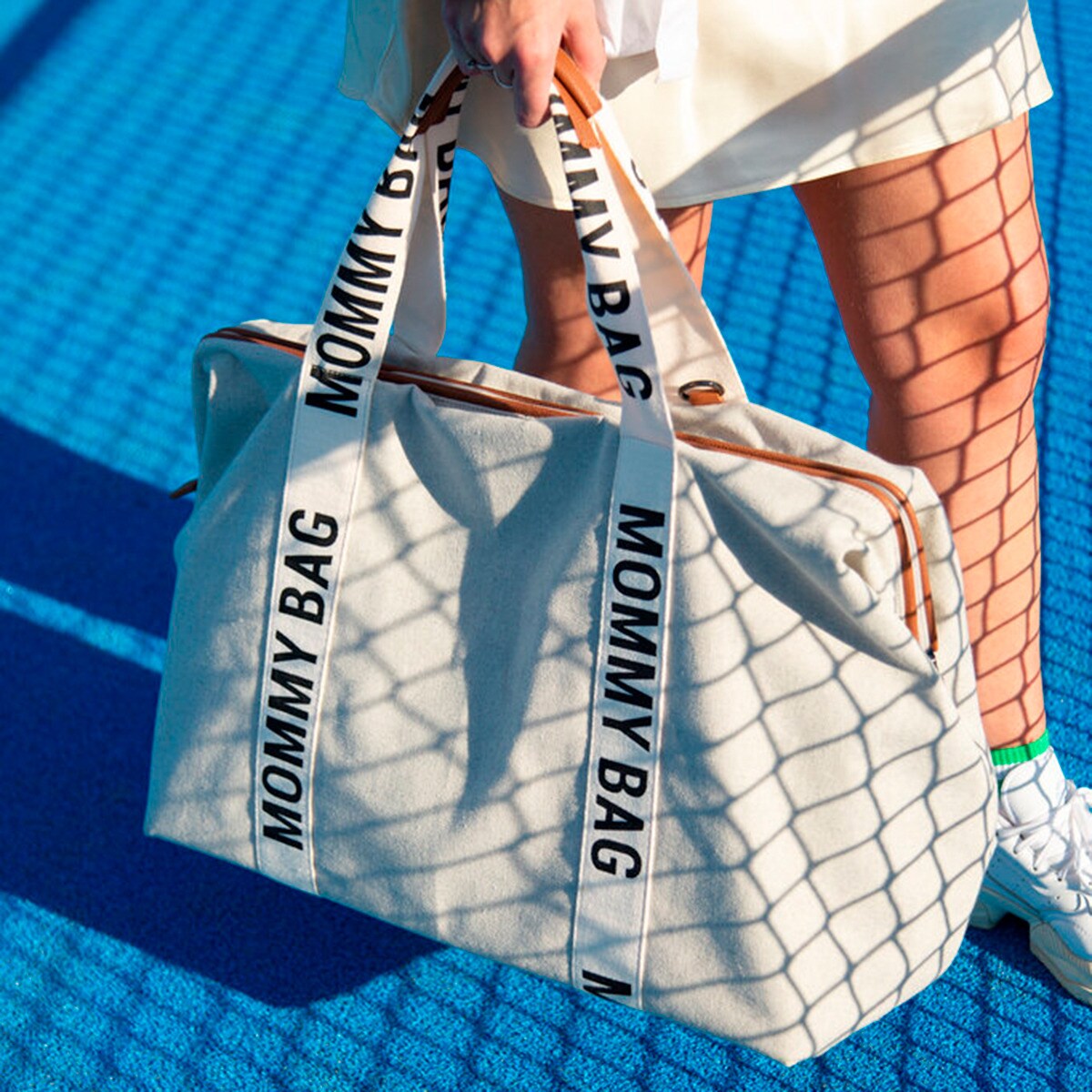 Saco de Maternidade Mommy Bag Signature Canvas Branco-marfim-10