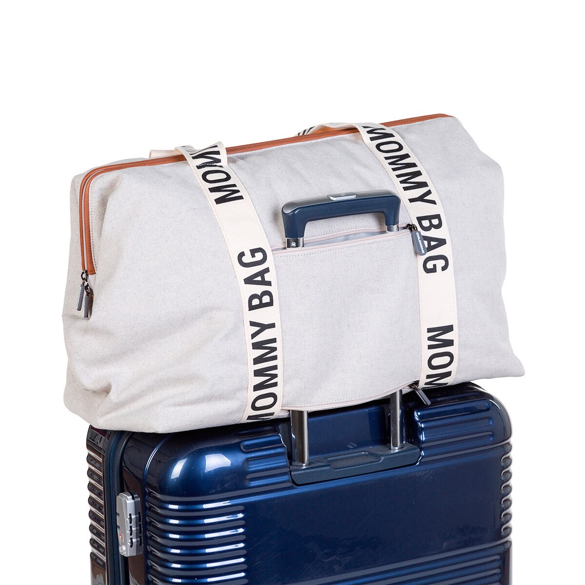 Saco de Maternidade Mommy Bag Signature Canvas Branco-marfim-9