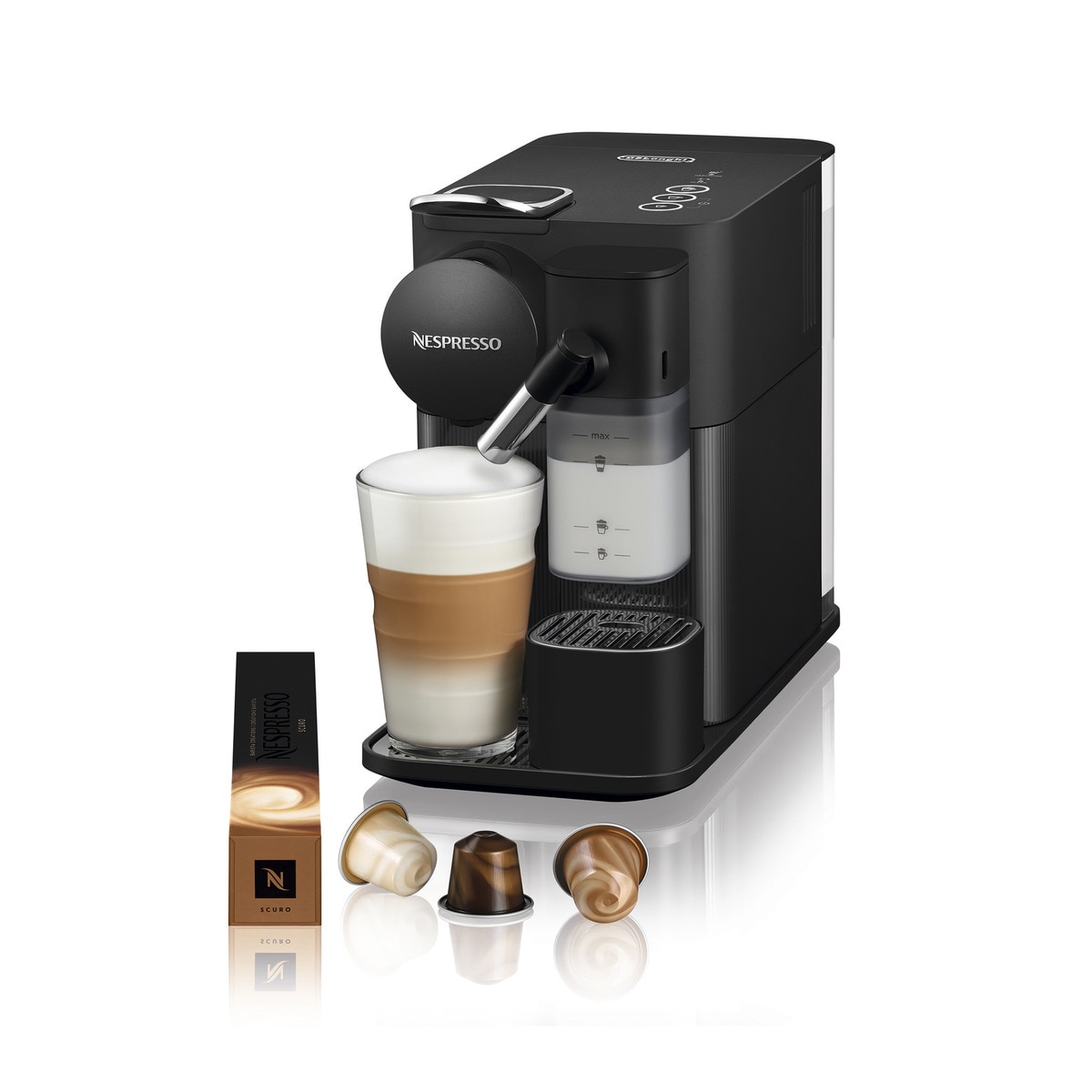 De'Longhi - Cafetera Espresso Automática En510.B Lattissima One Para Cápsulas Nespresso En Oferta De'Longhi - Cafetera De Cápsulas Automática Nespresso De'Longhi En510.B Lattissima One Para Cápsulas Nespresso Original.