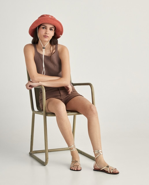 Top de mujer calado liso