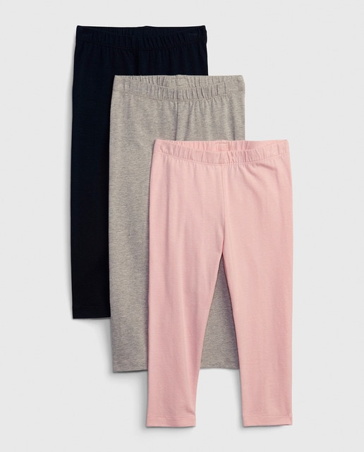 Pack de tres Pantalón de punto de niña