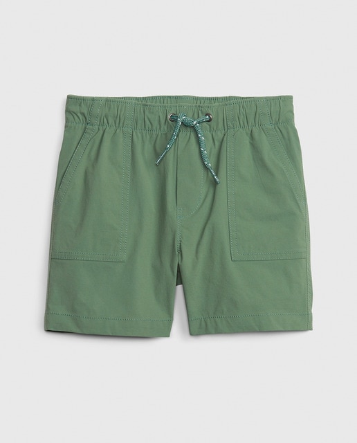 Bermuda de niño liso plana