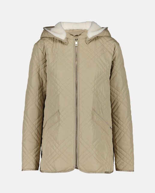 Manteau femme à capuche doublé