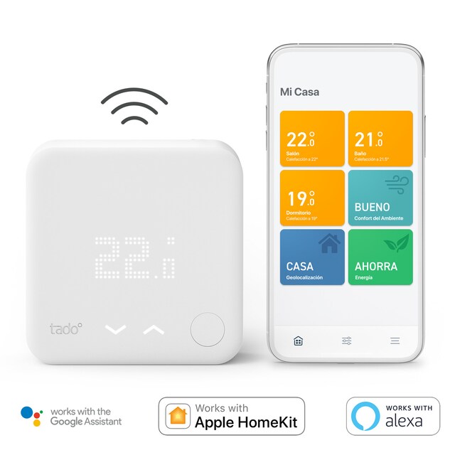 Tado kit inicio termostato inteligente inalámbrico y bridge para internet V3+