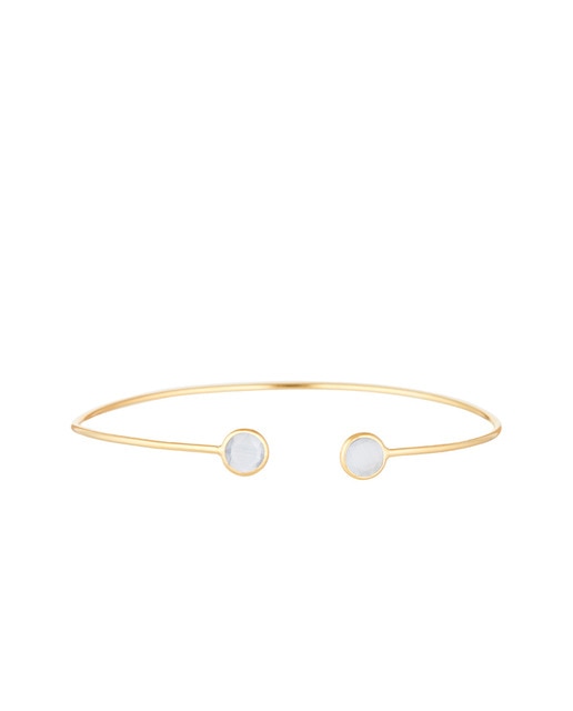 Brazalete Dolce Calcedonia Silver