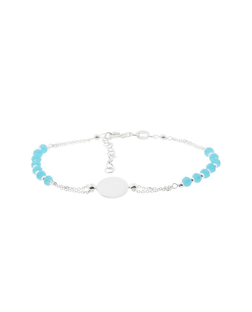 Circle Swarovski Aguamarina
